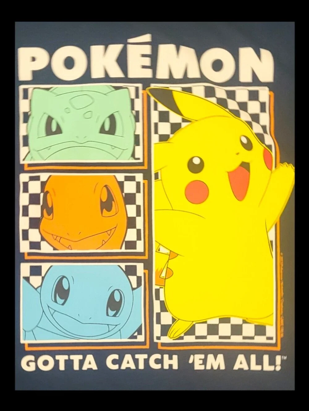 Old Navy Pokemon Unisex Kids Navy Blue Graphic T-shirt